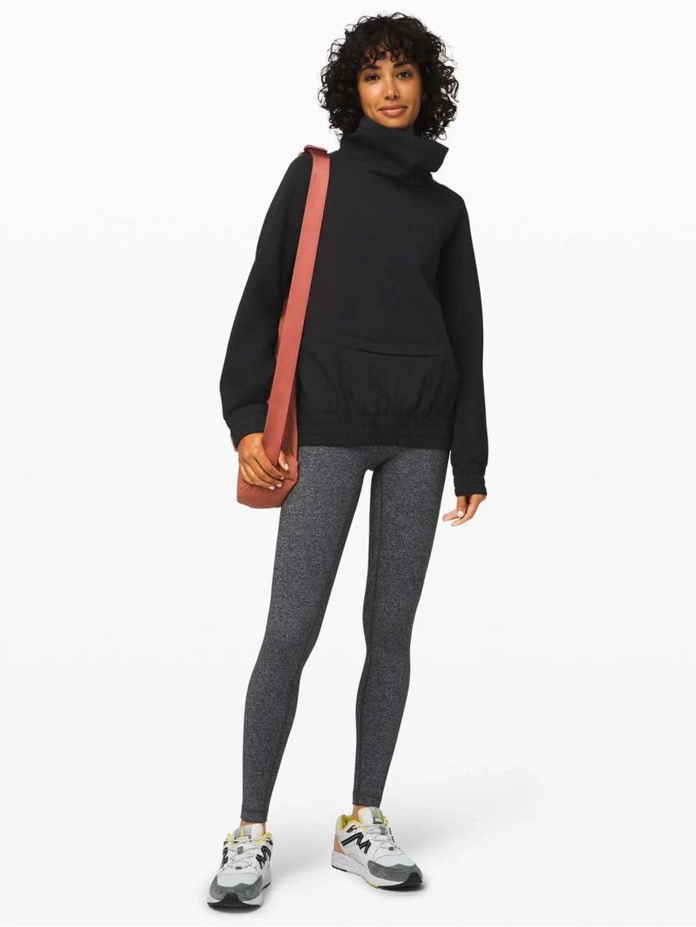 Lululemon Oversized Funnel Neck Power Position Pullover Sweatshirt Jacket Hoodie